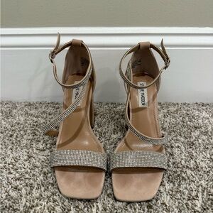 STEVE MADDEN Women’s Sparkly Heals | 8